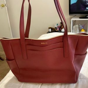Relic burgundy handbag